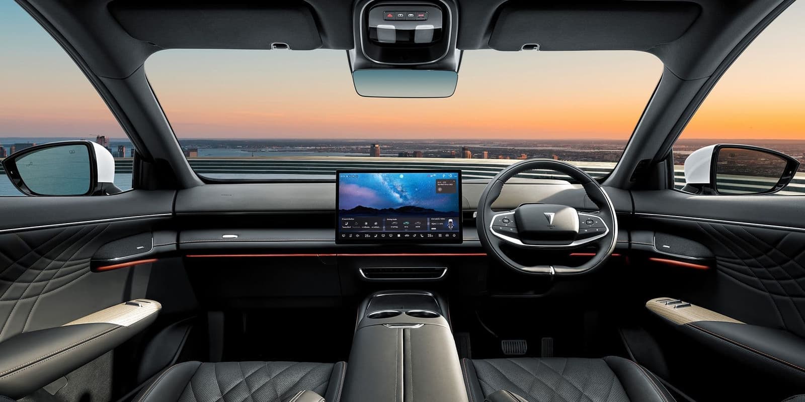 Deepal S07 Black interior — view 1
