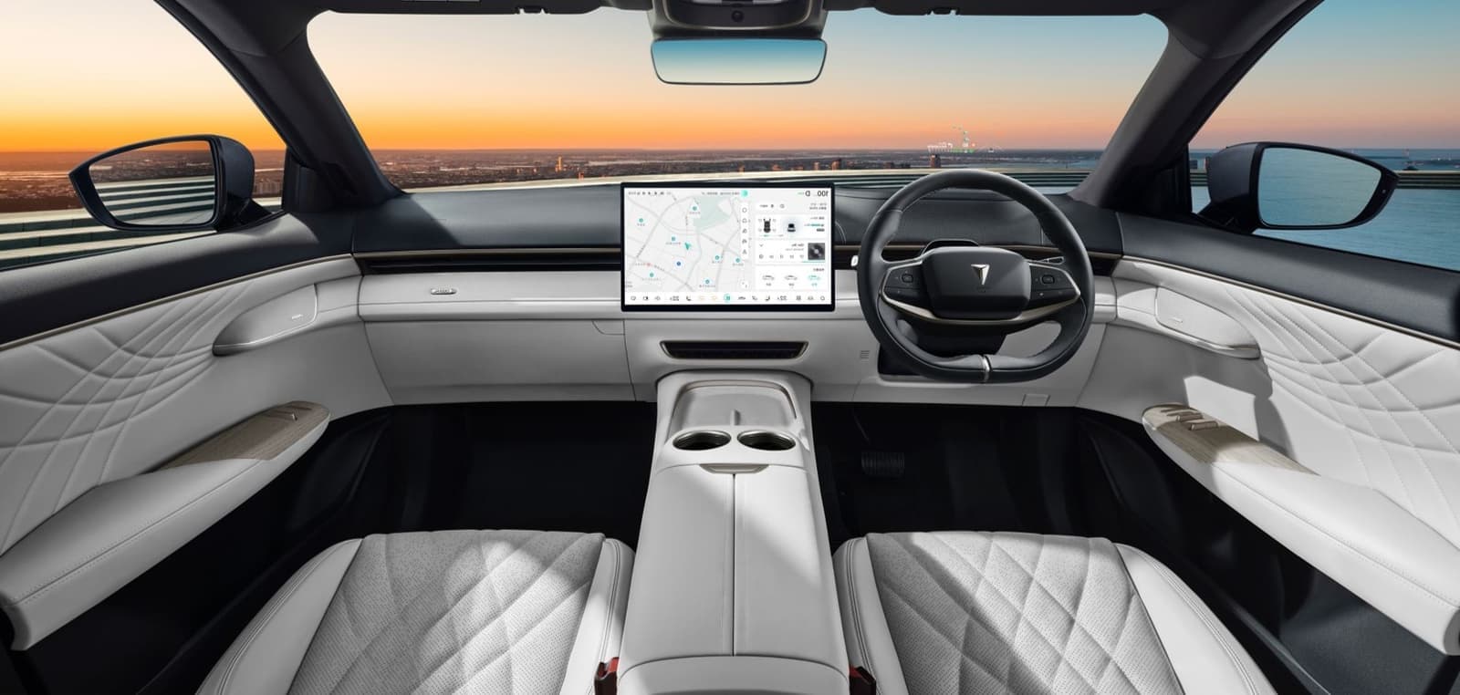 Deepal S07 Comet White interior, view 1